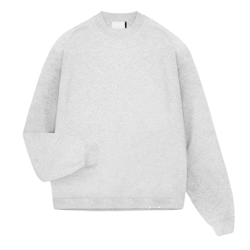 Represent Mens Initial Crew Neck Sweatshirt / Ice Grey Marl
